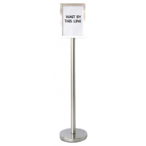 STAINLESS STEEL SIGN BOARD STAND