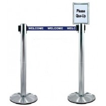 STAINLESS STEEL FRAME FOR SELF RETRACTABLE BELT Q-UP STAND